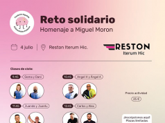 Reserva plaza para la jornada deportiva solidaria en el gimnasio Reston Iterum Hic