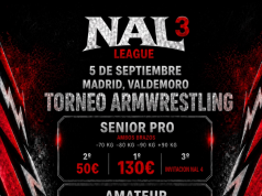 Campeonato de lucha de brazos en el pabellón Juan Antonio Samaranch