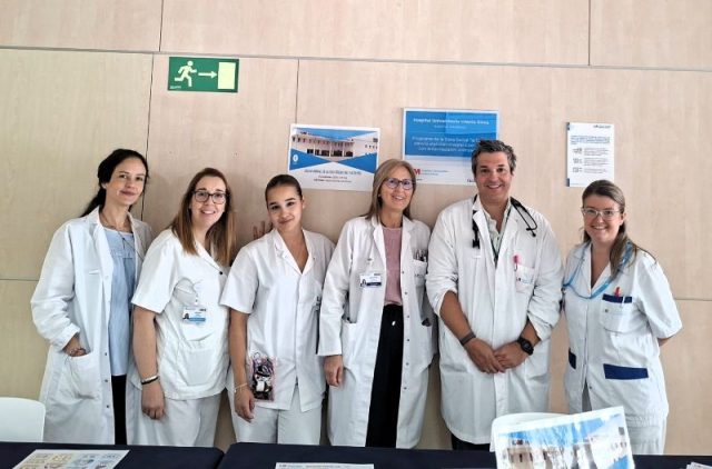 Profesionales del HUIE organizadores de la jornada por el Día Mundial de la Seguridad del Paciente