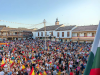 Cientos de vecinos se concentraron en apoyo al pueblo ceutí