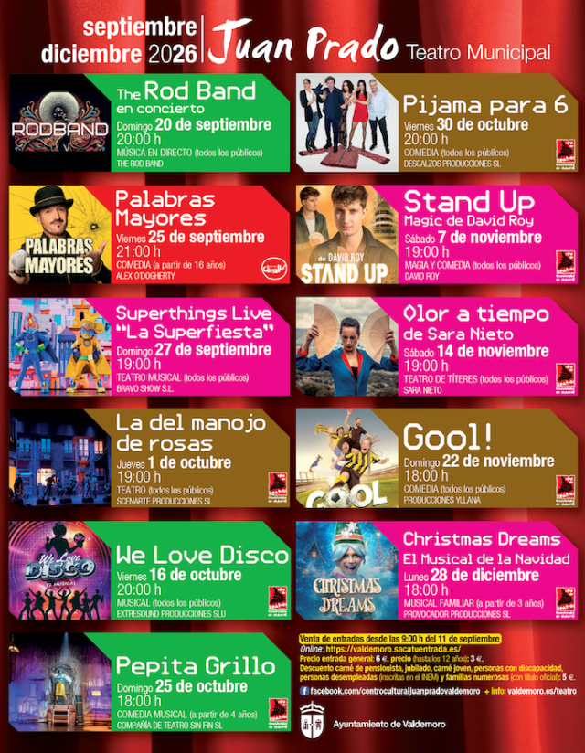 Programación teatral